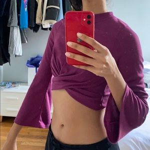 Nasty Gal cropped top size S